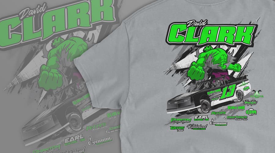#13 Car Shirt Design
