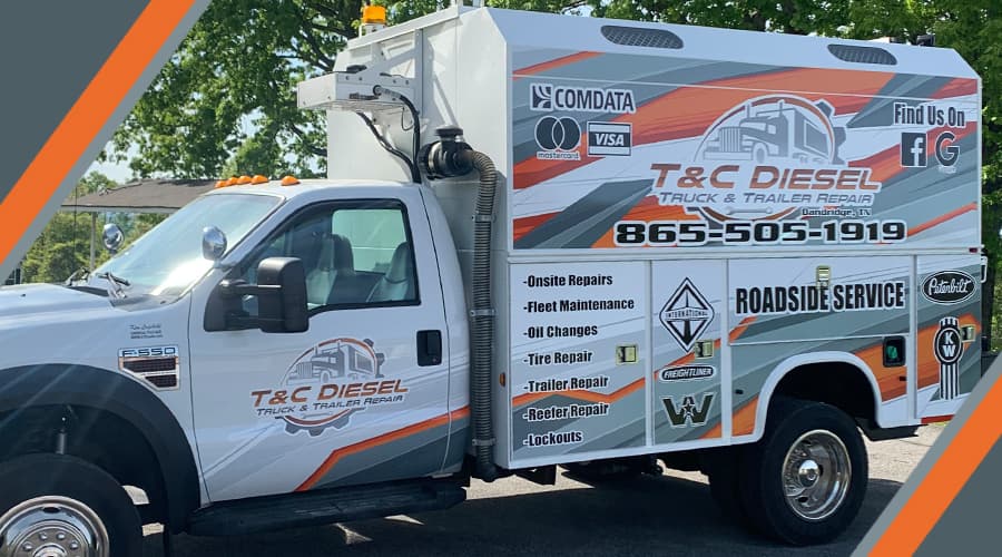 TC Diesel Repair Truck Wrap